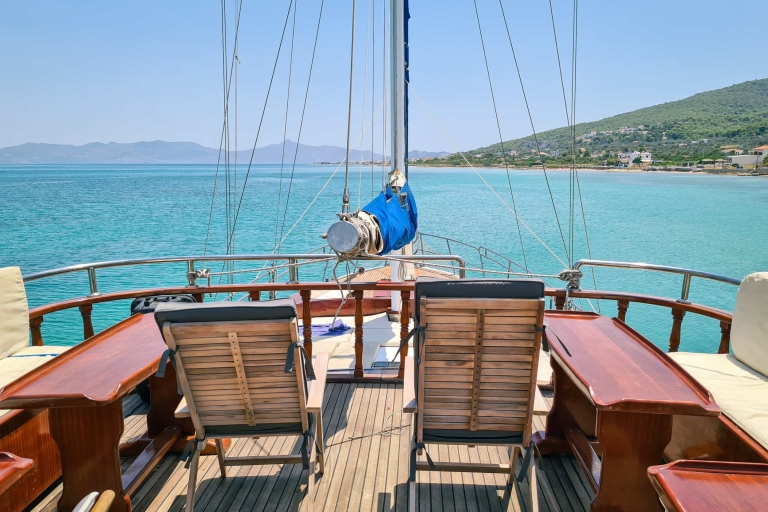 Athen: Agistri, Moni & Aegina Tageskreuzfahrt mit BadestoppAgistri, Moni & Aegina Tagesausflug mit Abholung
