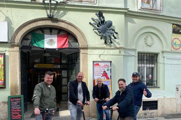 Bratislava: Rundtur med elscooterBratislava: Flodpromenad