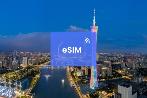 Guangzhou: China (mit VPN)/ Asien eSIM Roaming Mobile Daten20 GB/ 30 Tage: Nur China