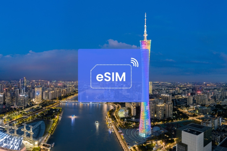 Guangzhou: China (with VPN)/ Asia eSIM Roaming Mobile Data 6 GB/ 8 Days: 22 Asian Countries