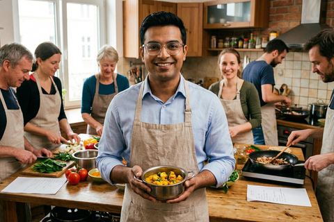 Krakow: Indian Vegetarian & Vegan Cooking Class with Meal