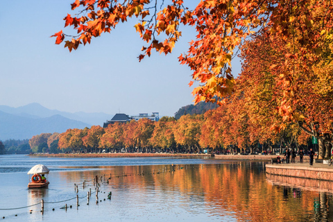 Hangzhou: West Lake Cruise, Tea Village, & Robot Town Tour Hangzhou Classic & Tech Tour: Highlights - (No Lunch)