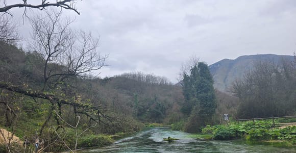 From Tirana/Durres: Tatzat Waterfall & Vjosa Valley Day Trip
