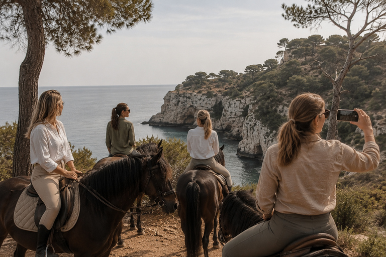 Menorca: Horseback Ride to Cala Mitjana Beach and Swim