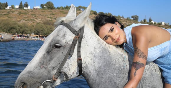 Bodrum: Horse Riding Experience with Forest or Seaside Route