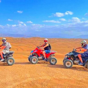 Marrakech: Agafay Desert Quad Biking with Dinner & Show