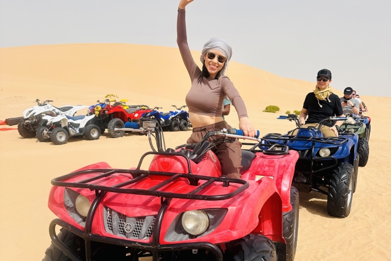 Abu Dhabi: Excursión al Desierto con Cena Barbacoa y Traslado al Hotel4 Horas: Aventura Safari por el Desierto sin Moto ATV