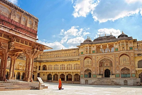 Depuis Jaipur : Visite d'une demi-journée de la ville avec guideVisite guidée uniquement
