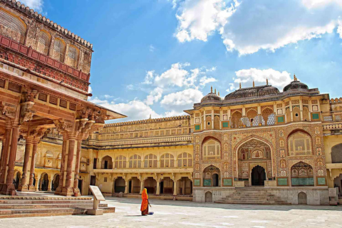 Depuis Jaipur : Visite d'une demi-journée de la ville avec guideVisite guidée uniquement