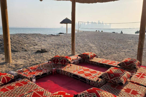 Doha: Al Safliya Cruise & Beachside Lunch Experience