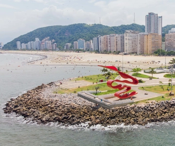 São Paulo: Santos e Guarujá - Passeio de um dia com embarque e praia