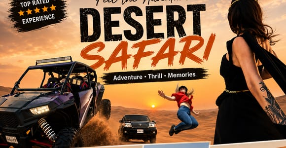 Doha: Desert Safari, ATV, Quad, Buggy, Sandboarding and Camel Ride