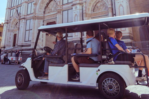 Golf Cart Tour of Florence Michelangelo & Panoramic Hills Florence: Private 60-Minute Eco-Friendly Golf Cart City Tour