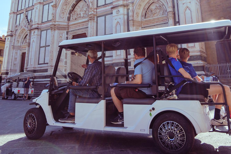 Golf Cart Tour of Florence Michelangelo & Panoramic Hills Florence: Private 60-Minute Eco-Friendly Golf Cart City Tour