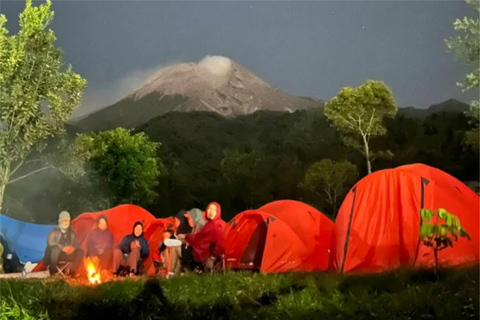 Merapi Volcano Overnight Camping Trip with Transfers Merapi Volcano Overnight Camping Trip with Roundtrip Tranfer