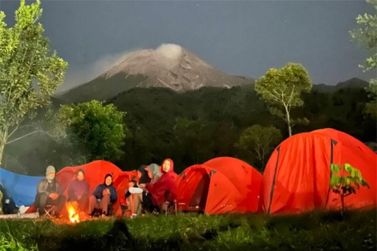 Merapi Volcano Overnight Camping Trip with Transfers Merapi Volcano Overnight Camping Trip with Roundtrip Tranfer