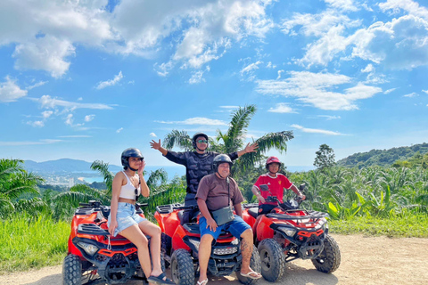 From Phuket: ATV Scenic Routes with Karon and Patong Views 30 Minutes Drive