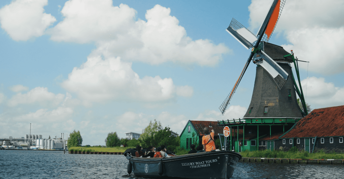 Afbeelding 3 van Zaanse Schans: Cruise UNESCO Windmolendorp + Live gids