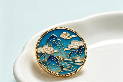 Beijing: Cloisonné Enamel Brooch & Hairpin Workshop