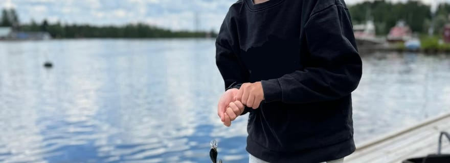 Heinola : sortie de pêche au lancer avec équipement