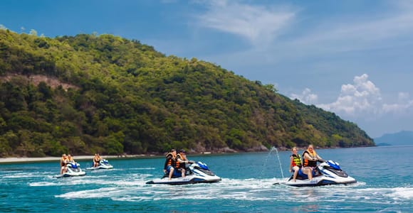 Koh Samui: Guided 3 hours Jet Ski Tour with Transfer