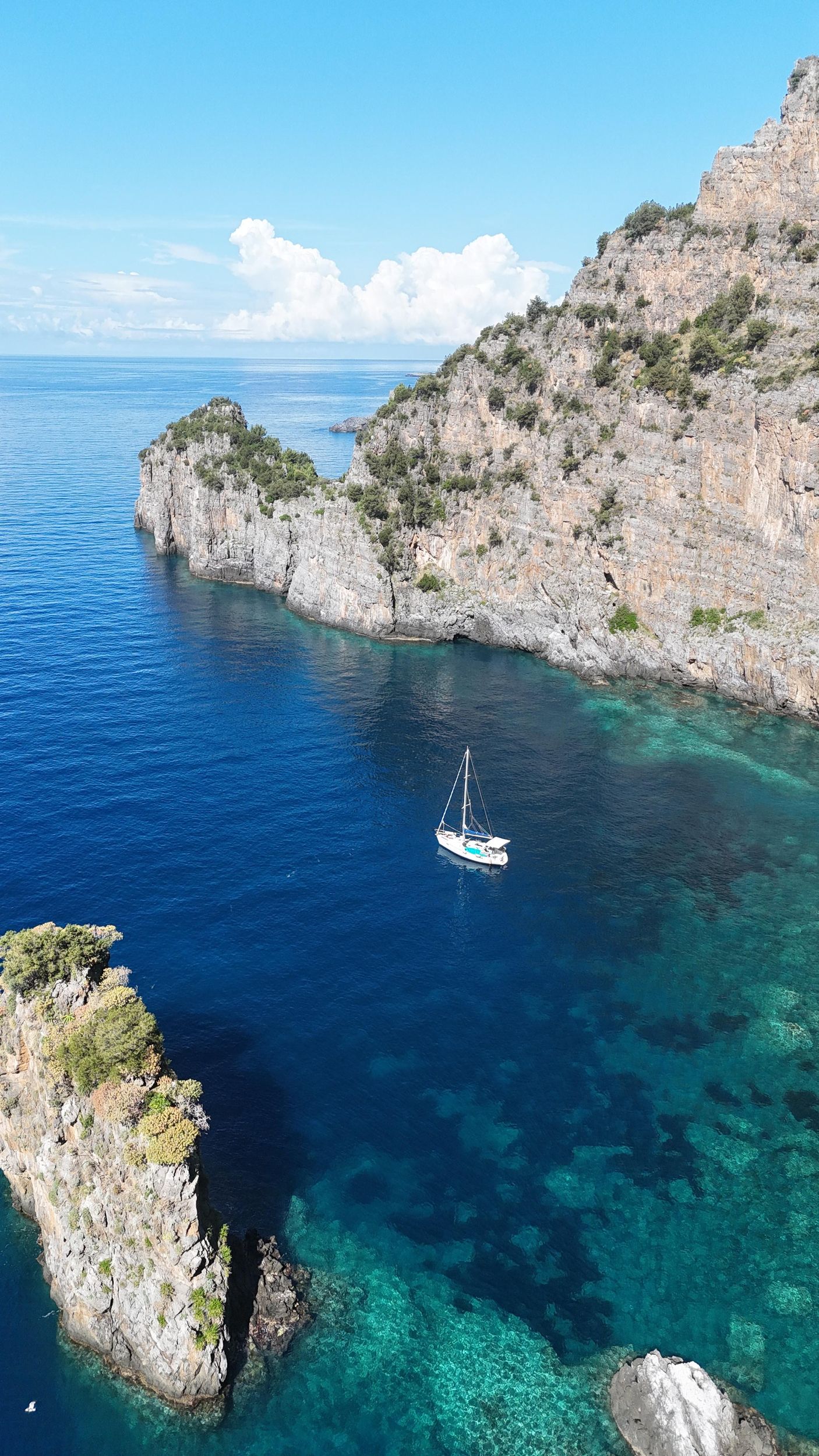Cilento: Segeltour zu den Infreschi