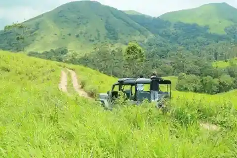 Thekkady Adventure: Off-Road Jeep Safari & Vagamon Tour