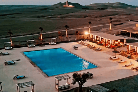 Luxury Agafay Desert: Quad, Camel, Pool, Dinner & Shows Agafay Desert Camel Ride, Dinner Show & Pool Access