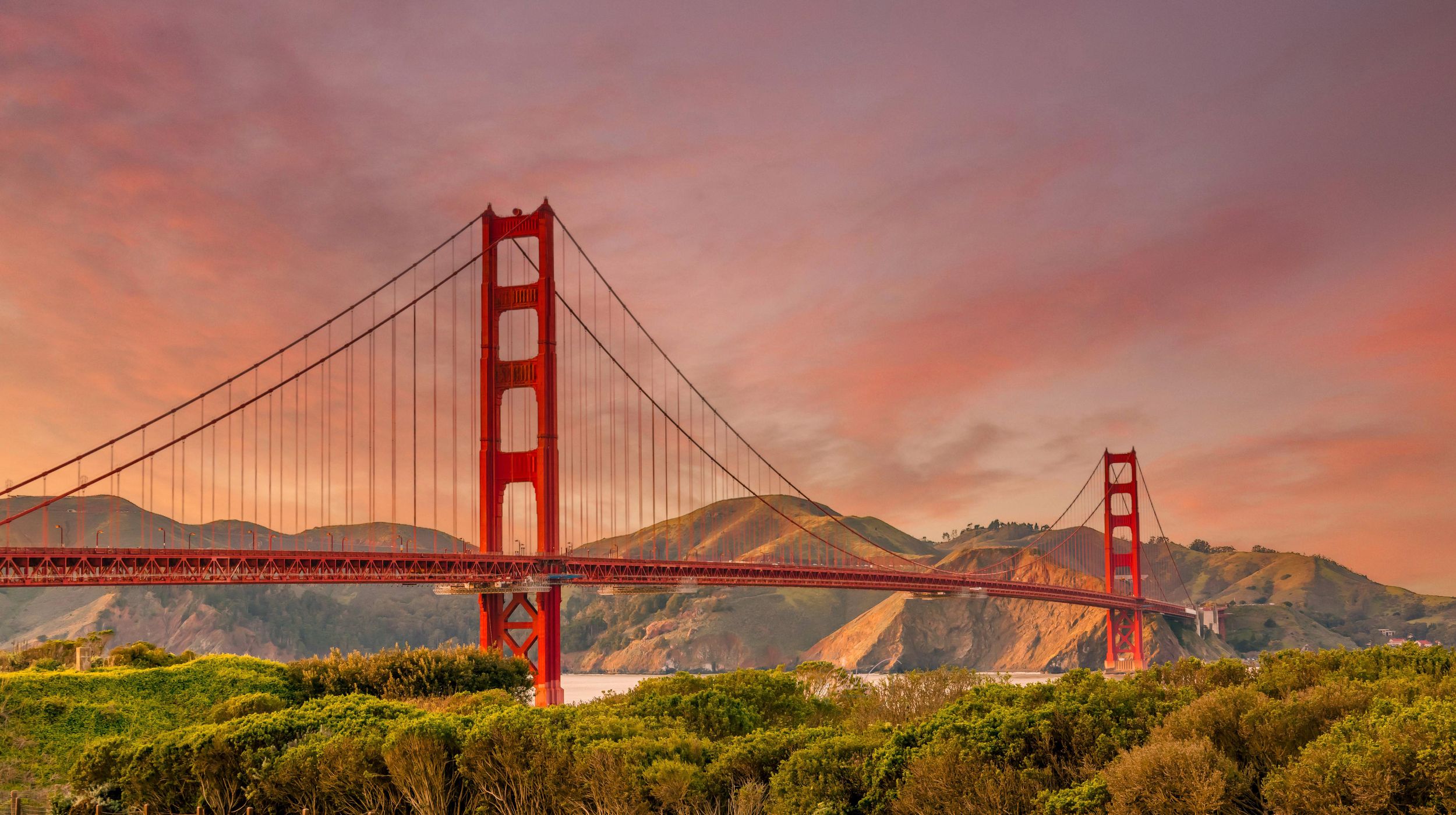 Porträt-Session an der Golden Gate Bridge SF