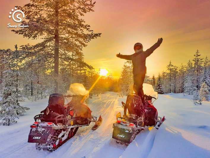 From Rovaniemi: Snowmobile Safari into Arctic Wilderness