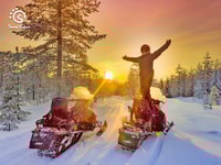 Desde Rovaniemi, Snowmobile Safari en el desierto ártico - Housity