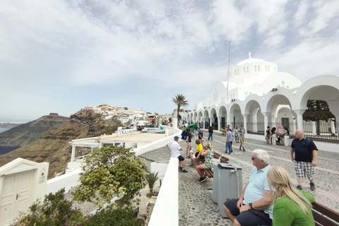 Visite unique de 3 heures de Santorin pour les passagers d&#039;un bateau de croisière