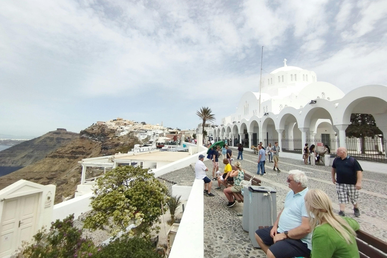 Visite unique de 3 heures de Santorin pour les passagers d&#039;un bateau de croisière