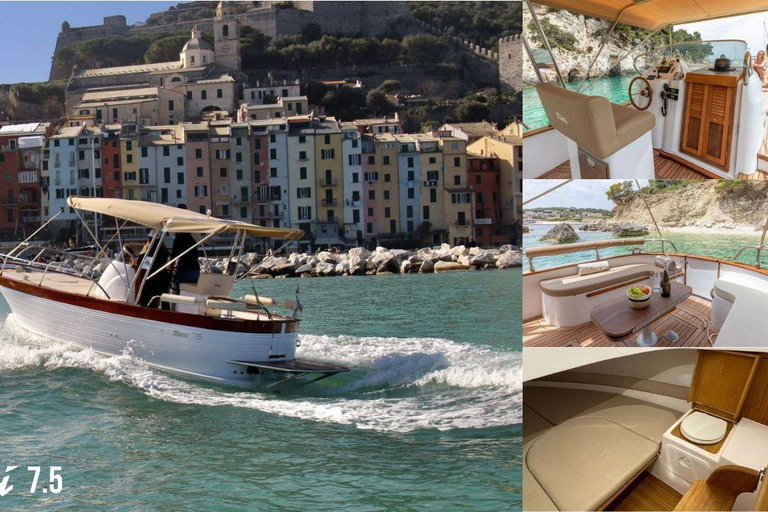 Portofino: Private 4H or 8H Boat Tour in the Marine Reserve Half Day: Mimì 7.5
