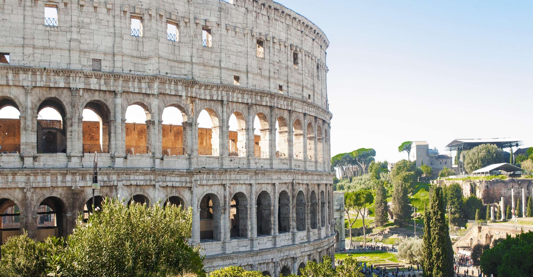 Rome: Colosseum & Forum with Audio Guide App -Optional Arena