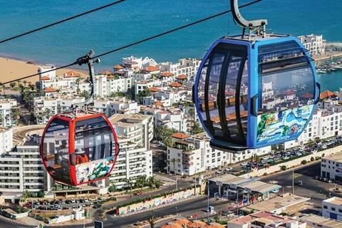 Agadir Cable Car Téléphérique With Hotel Transfrs