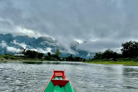 Vang Vieng: Long-tail Boat Ride & Balloon Flight