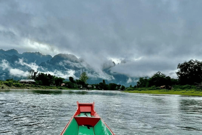 Vang Vieng: Long-tail Boat Ride & Balloon Flight