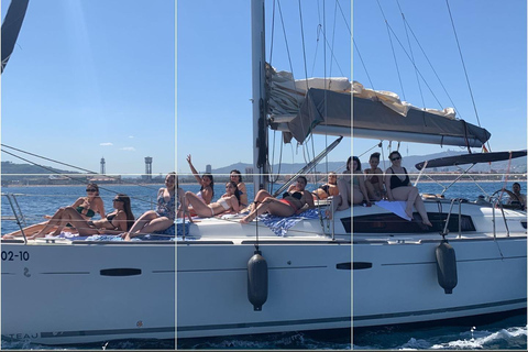 Barcelona: Exclusive Private Sailing Boat Cruise Barcelona: 2h Exclusive Sailing Boat Private Cruise