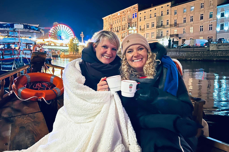 Bydgoszcz: Kryssning med julbelysning på floden Brda