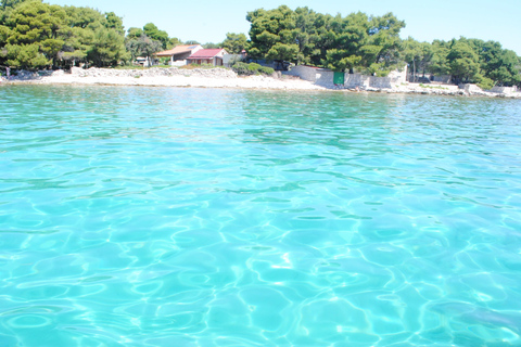 Trogir: Group Blue Lagoon & Secret Bay Tour with Meal Krknjaši Blue Lagoon High season