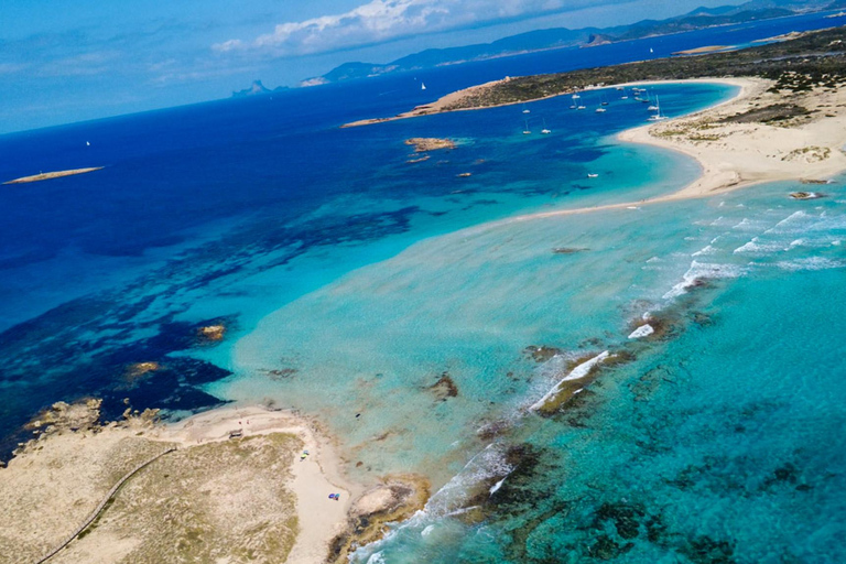 Ibiza: Formentera Boat with Open Bar, 3 meals & Sunset Party ADVANCE: Standard selection of food & open bar option