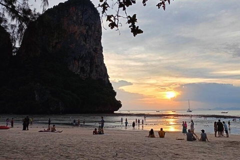 Krabi: 7 Islands Sunset Tour by Longtail Boat & BBQ Dinner