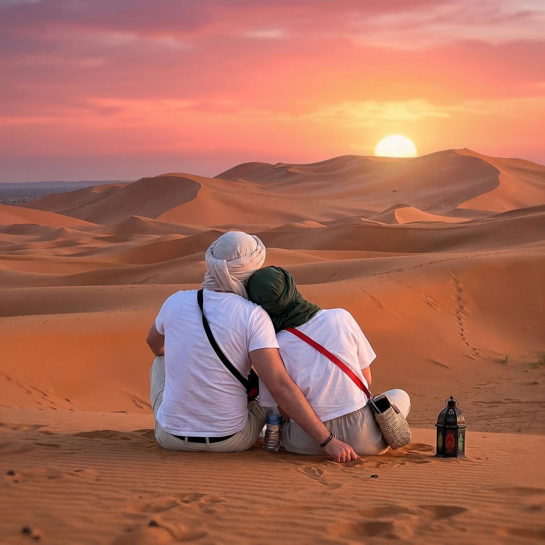 Depuis Marrakech : safari de 3 jours dans le désert jusqu'à Merzouga et observation des étoiles - dromadaire