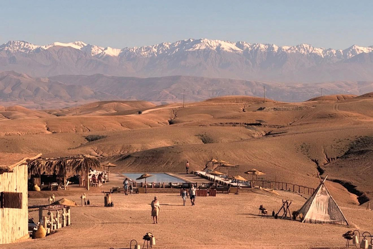 From Marrakech: Agafay Desert Quad Bike, Dinner & Live Show