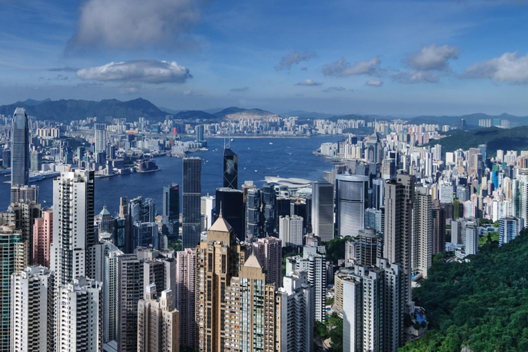 Hongkong: Peak Tram och Sky Terrace 428 PassPassera med enkelriktad Peak Tram