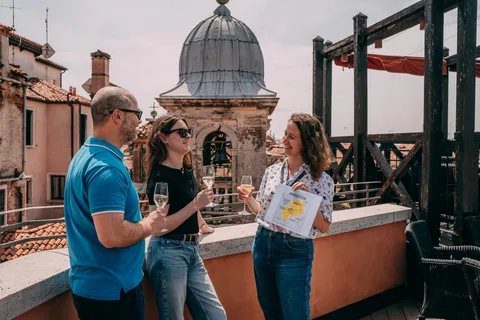 Venecia: Visita exclusiva a las terrazas con Prosecco