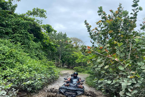 Puerto Plata: ATV Tour with Jungle, Beach, and Cocktails Amber Cove: ATVs Fun Tour