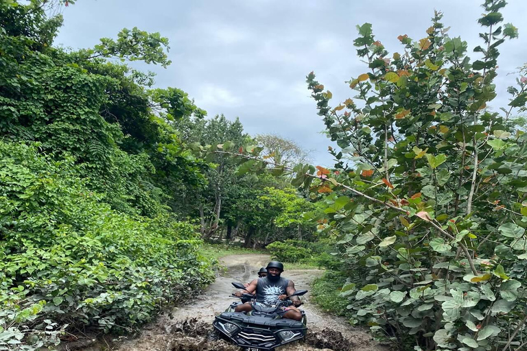 Puerto Plata: ATV Tour with Jungle, Beach, and Cocktails Amber Cove: ATVs Fun Tour