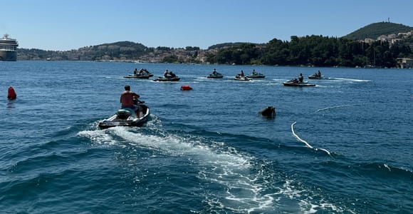 Dubrovnik: Guided Jet Ski Safari with Hotel Pickup